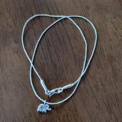 カレンシルバー ゾウさんのペンダント ネックレス チョーカー