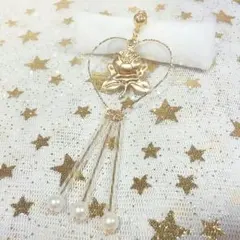 送料込み❤Romantic Rose Pierce❤イヤリング変更可能