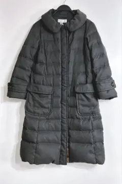 ジュンコシマダ　襟付き　ダウンコート　ロング　40