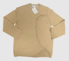 コムデギャルソン　25aw ベージュ クルーネック コブセーター　こぶニットのサムネイル