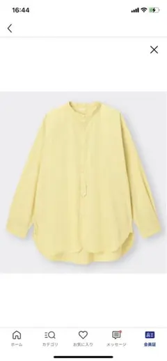 オーバーサイズグランパシャツ(長袖）