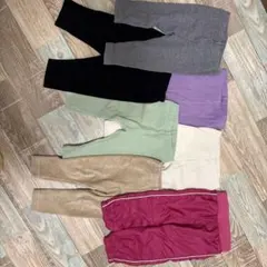 美品　ユニクロ　レギンス　セット　まとめ売り80サイズ　7点