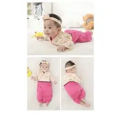 【新品未使用】袴ロンパース　ベビー服　50-70cm
