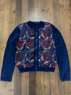 ※ふふふ様専用※ポールスミス　ローズプリントリバーシブルニットブルゾン