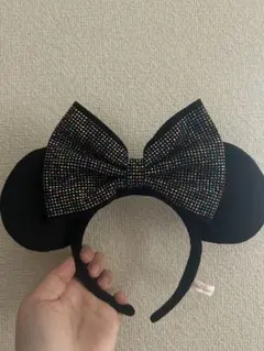 東京ディズニーリゾート カチューシャ スパンコール ブラックのサムネイル