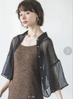 JEANASIS シャンブレーシアーショートシャツのサムネイル