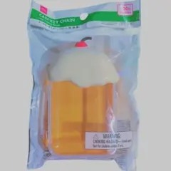 DAISO ケースキーホルダー フロート　橙のサムネイル