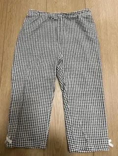 プティマイン ギンガムチェック　パンツ　春　りぼん　120 petit main