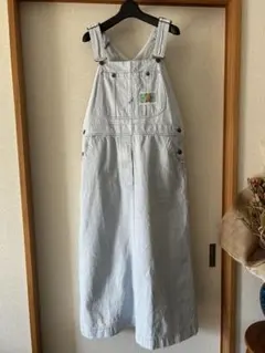 ピンクハウス　クマさんワッペン　ジャンパースカート