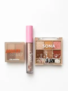 I'm Meme マルチキューブ SONA メイクパレットと涙袋グリッターのサムネイル