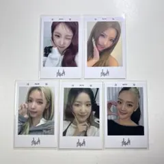 i-dle アイドゥル トレカ ワルツ FC会員特典 チェキ風カード 5種コンプ