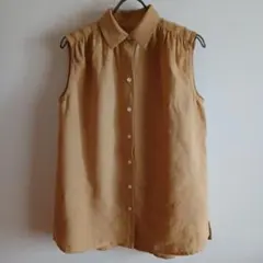 Le minor ノースリーブ チュッニックシャツ　 リネン素材のサムネイル