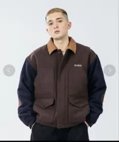 XLARGE ジップ　ブルゾン