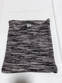 New Era ネックウォーマー グレー系 ストライプ