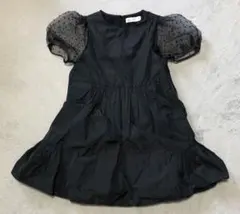 ♡*♡様 ザラZARAブラック半袖ワンピース10サイズ140センチ子供服女の子キ
