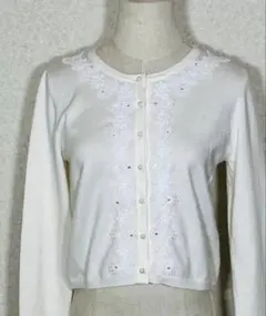 tocco closet トッコクローゼット 上品 ボタニカル刺繍カーディガンのサムネイル