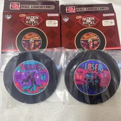 一番くじ　ハズビンホテル　G賞 ラバーコースター エンジェル　ハスク　2枚セット