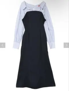 完売品★LAGUNAMOON【POLO BCSコラボ】シャツドッキングワンピース