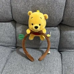プーさん カチューシャ ぬいぐるみ付き