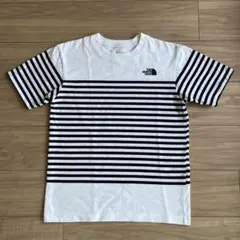 ノースフェイス north face tシャツ 白 ボーダー ストライプのサムネイル