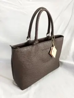 【訳あり】VAN VALENTINO PUレザーオーストリッチ ハンドバッグ