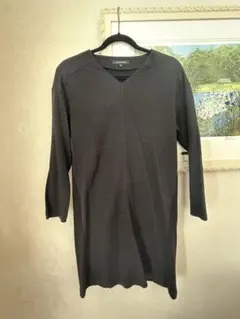 ロートレアモン　ニットワンピ　ブラックワンピース