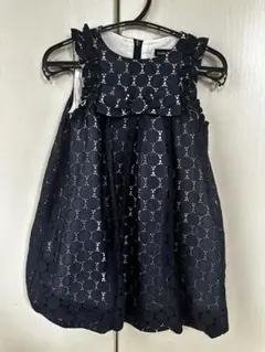 Bebe フリル付きネイビーワンピース