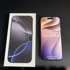 Apple iPhone 16Pro ブラックチタニウム 本体