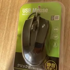 GREEN HOUSE 静音USBマウス GH-MUDQOA-BK