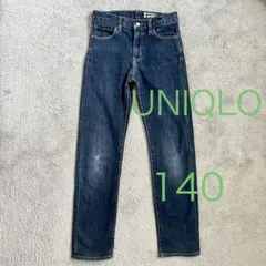 ユニクロ　デニムパンツ　140 インディゴ