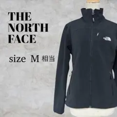 〇　THE NORTH FACE　ソフトシェルジャケット　M相当　ブラック