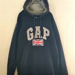 GAP　ギャップ　ビックロゴ　白タグ　GAP フルジップアップパーカー　ジャージ