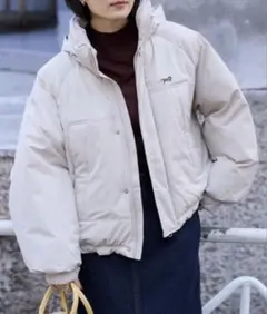 ペニーズ　ロゴ ワンポイント刺繍 ドロスト 中綿モンスターブルゾン　セール　新品