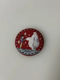 ディズニー刺繍缶バッジ ベイマックス