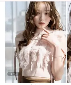 新品未開封】POMIIPARTAGE partage tulle tops 白 - メルカリ