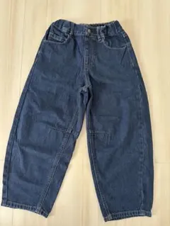 GU ダークブルー デニムズボン 130㎝