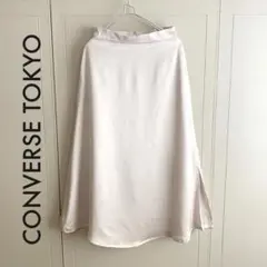 CONVERSE TOKYO サテン　ロングスカート