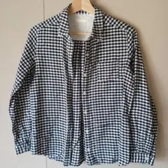 studio CLIP チェック柄長袖シャツ
