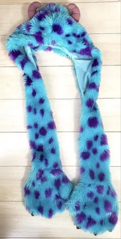 ディズニー　サリー　モンスターズインク　マフラー　帽子　手袋 Disney