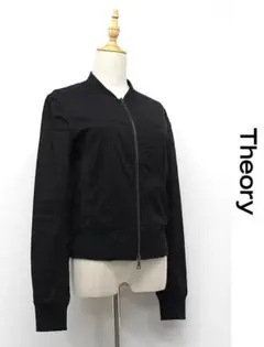 U430 Theory ブルゾン リネン シングル ストレッチ S 黒 春秋のサムネイル