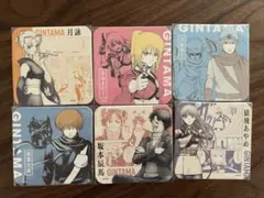 銀魂展　アートコースター　月詠　坂本辰馬　白血球王　服部全蔵　猿飛あやめ　9枚