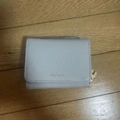 水色 三つ折り財布