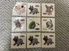 ポケモンデコキャラシール　9枚セット