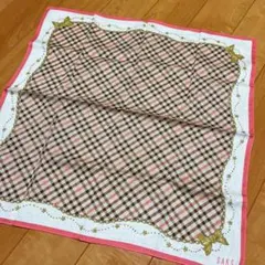 DAKS チェック柄 スカーフ　ハンカチ　バンダナ