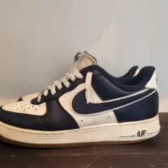 Nike Air Force 1 ネイビー×ホワイト 26cm