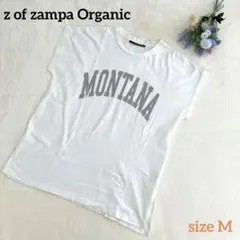 【ゼットオブザンパ オーガニック】トップス　半袖Tシャツ フレンチスリーブ　M