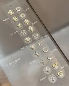 【 即購入◎ 】耳ツボジュエリー / キラキラゴールド20粒