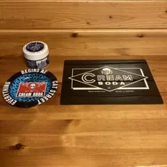 CREAM SODA クリームソーダ　灰皿&下敷き&ポマード空容器　ロカビリーのサムネイル