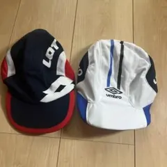 LOTTO UMBRO 子供用 サッカー キャップ 2点セット
