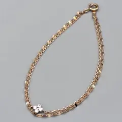 Canal 4℃ 花モチーフ ペタル 2連 ブレスレット STERLING